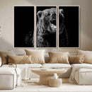 Bear Canvas Print | Wildlife Wall Art for Cabin Decor |