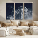 Jellyfish Wall Art Canvas Print, Modern Abstract Jellyfish