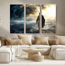 Jesus Walking Water Wall Art – Inspirational Christian