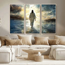 Jesus Walking on Water Wall Art | Canvas Print | Ready to