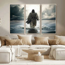 Jesus Walking on Water Wall Art | Canvas Print | Ready to