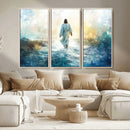 Watercolor Jesus Walking on Water Canvas Print, Christian by MyGreatCanvas | Canvas Wall Art Prints | Photo Prints & Wall Decor