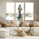 Watercolor Jesus Walking on Water Canvas Print, Christian by MyGreatCanvas | Canvas Wall Art Prints | Photo Prints & Wall Decor
