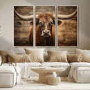 Longhorn Bull Wall Art | Canvas Print | Ready to Hang | by MyGreatCanvas | Canvas Wall Art Prints | Photo Prints & Wall Decor