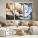 White Magnolia Flower Wall Art Canvas Print | Abstract by MyGreatCanvas | Canvas Wall Art Prints | Photo Prints & Wall Decor