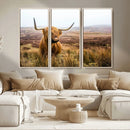 Scottish Highland Cow Wall Art Canvas Print | Ready to Hang by MyGreatCanvas | Canvas Wall Art Prints | Photo Prints & Wall Decor