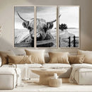 Scottish Highland Cow Wall Art | Rustic Farmhouse Décor |