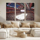 Barton Malow Little Caesars Arena Detroit Wall Art Canvas