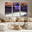 Madison New York Rangers Hockey Stadium Wall Art Canvas
