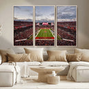 Florida Tampa Raymond James Stadium Wall Art Canvas Print -