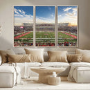 Framed Houston Cougars Football Team Print - Houston TDECU by MyGreatCanvas | Canvas Wall Art Prints | Photo Prints & Wall Decor