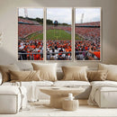 Virginia Cavaliers Football Team Print - Charlottesville Scott Stadium Print Wall Art Canvas by MyGreatCanvas | Canvas Wall Art Prints | Photo Prints & Wall Decor
