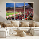 Wisconsin Badgers Football Team Print - Madison Camp Randall