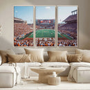 Framed Texas Memorial Stadium Canvas, University of Texas