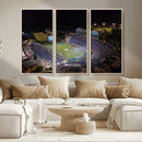 Duke University Blue Devils Football Print Canvas - Durham