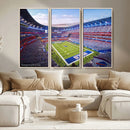 Buffalo Bills Football Team Print Canvas - Buffalo Highmark by MyGreatCanvas | Canvas Wall Art Prints | Photo Prints & Wall Decor