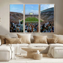 Michigan State Spartans Football Team Art Print - East