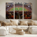Syracuse University Orange Football Canvas Print, Football