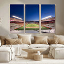Rutgers Scarlet Knights Football Team Print - Piscataway SHI by MyGreatCanvas | Canvas Wall Art Prints | Photo Prints & Wall Decor