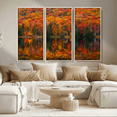 Fall Foliage Wall Art - Autumn Reflection Canvas Print, by MyGreatCanvas | Canvas Wall Art Prints | Photo Prints & Wall Decor