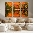 Forest Reflection Art | Autumn Forest Reflection Wall Art | by MyGreatCanvas | Canvas Wall Art Prints | Photo Prints & Wall Decor
