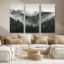 Misty Forest Canvas Print Wall Art Premium Canvas Print a