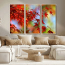 Red Leaves Autumn Forest Wall Art Canvas, Red Leaves Autumn by MyGreatCanvas | Canvas Wall Art Prints | Photo Prints & Wall Decor