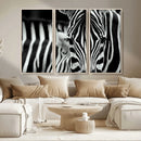 Zebra Wall Art – Zebra Close Up Wall Art – Framed Black by MyGreatCanvas | Canvas Wall Art Prints | Photo Prints & Wall Decor