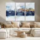 Abstract Mountain Range Art Canvas Print | 3 Panel by MyGreatCanvas | Canvas Wall Art Prints | Photo Prints & Wall Decor