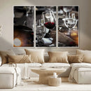 Red Wine and Glass Canvas Print by MyGreatCanvas | Canvas Wall Art Prints | Photo Prints & Wall Decor