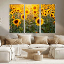 Sunflower Sunshine Wall Art Canvas Print by MyGreatCanvas | Canvas Wall Art Prints | Photo Prints & Wall Decor