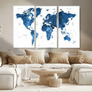 World Map Canvas Print – Framed Detailed Map of the World by MyGreatCanvas | Canvas Wall Art Prints | Photo Prints & Wall Decor