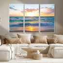 Coastal Wall Art - Vintage World Map Canvas Print with
