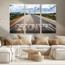 Recovery Road Wall Art Canvas Print