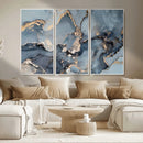 Multipanel Marble Fluid Effect Wall Art Abstract Canvas Wall