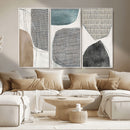 Canvas Print Wall Art Abstract Art Boho, Framed Boho Decor