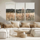 Abstract Wildflower Art Field Landscape Oil Painting Print,