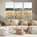 Wildflower Field Wall Art Canvas | Nature-Inspired Landscape