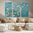 Vincent Van Gogh's Almond Blossom Abstract Wall Art Canvas,