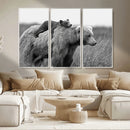 Bear and Cub Wall Art Canvas | 399 Bear Cub