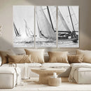 Yacht Sailboat Regatta Canvas Wall Art Canvas Print