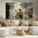 Pirate Ship War Wall Art Canvas Print by MyGreatCanvas | Canvas Wall Art Prints | Photo Prints & Wall Decor