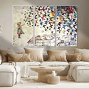 Banksy Wall Art - Banksy Girl Butterfly Graffiti Wall Art