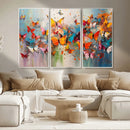Abstract Butterfly Wall Art Canvas Print