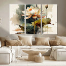 Lotus Flower Watercolor Canvas Print – A Symbol of Serenity by MyGreatCanvas | Canvas Wall Art Prints | Photo Prints & Wall Decor