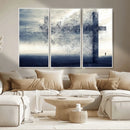 Jesus and the Fading Cross Wall Art Print – Symbol of Faith, by MyGreatCanvas | Canvas Wall Art Prints | Photo Prints & Wall Decor