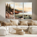Serene Coastal View of Acadia National Park Wall Art -