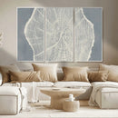 Abstract Tree Ring Wall Art Canvas Print – Nature-Inspired,