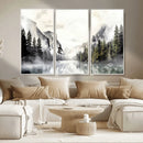 Yosemite Valley Wall Art Canvas Print – Framed and Ready to