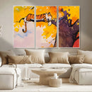 Calvin and Hobbes Tree Scene Canvas Print | 3 Panel Large by MyGreatCanvas | Canvas Wall Art Prints | Photo Prints & Wall Decor
